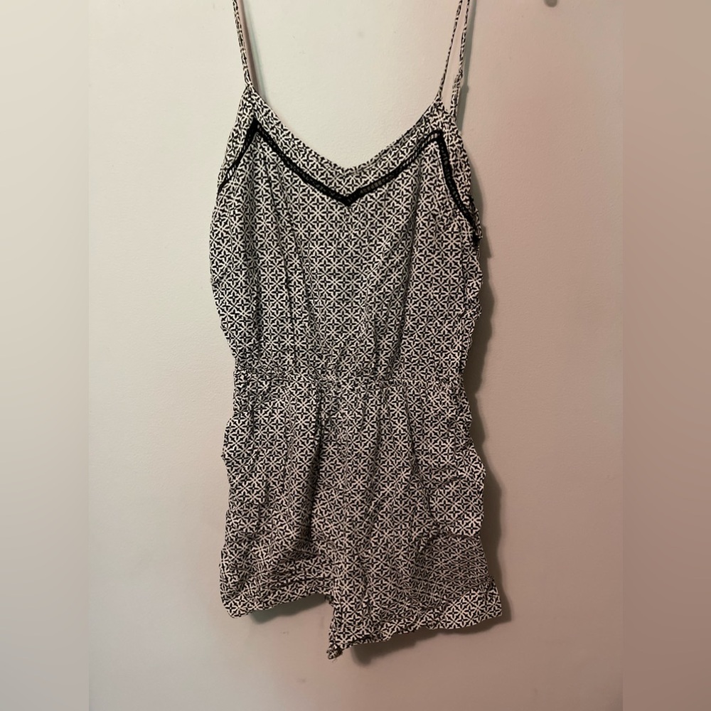 Black And White Romper